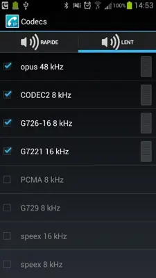 CSipSimple codec pack android App screenshot 0